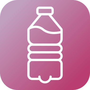 Şişe simgesinin vektör illüstrasyonu