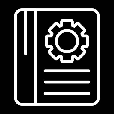 kitap web simgesi, vektör illüstrasyonu 