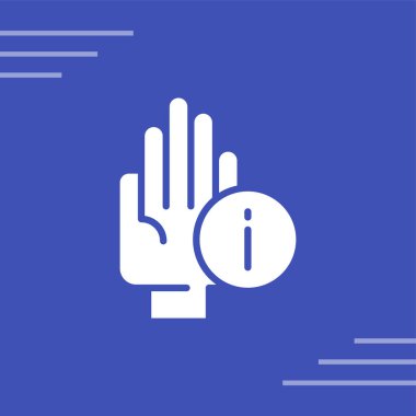 el hareketi ve Bilgi simgesi 