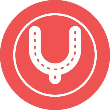 Küf modern simgesi beyaz arkaplanda izole 