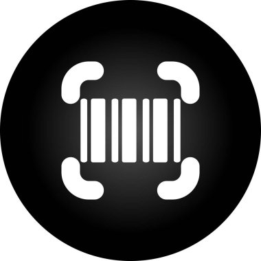 Barkod Tarayıcı simgesinin vektör çizimi 