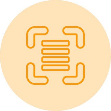 Beyaz arkaplanda haklı gösterilmiş simge izole edildi