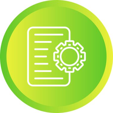 Dosya simgesinin vektör illüstrasyonu 