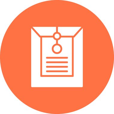 belge dosyası web simgesi basit illüstrasyon