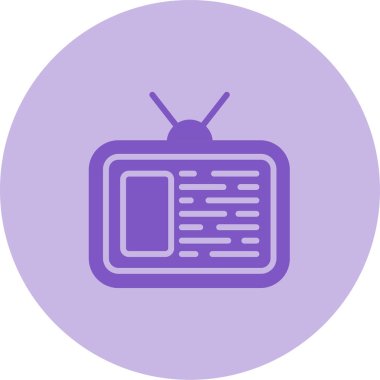 tv simge vektör çizim