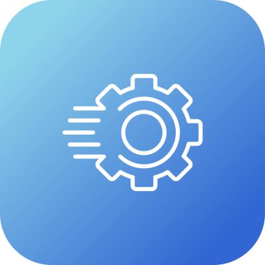 Beyaz arkaplanda hızlı yanıt simgesi izole edildi 