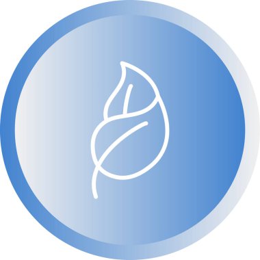 Yaprak Web illüstrasyon tasarım logosu