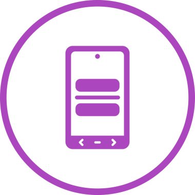 cep telefonu simgesi, vektör illüstrasyon tasarımı 