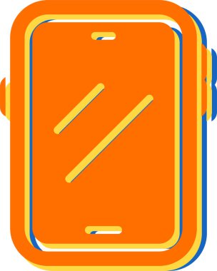 akıllı telefon web simgesi vektör çizimi