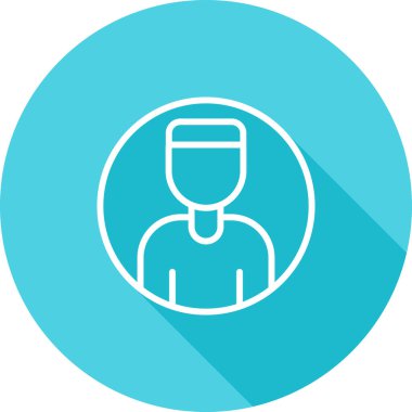 kullanıcı avatar simgesi vektör çizimi