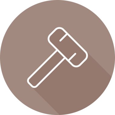 Çekiç ağı simgesi, vektör illüstrasyonu 