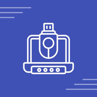 usb simgesi, web tasarımı için illüstrasyon