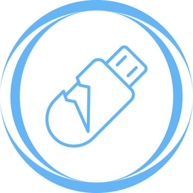 usb simgesi, web tasarımı için illüstrasyon