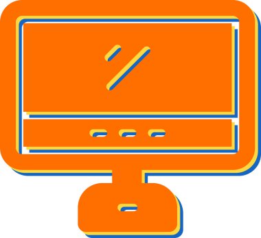 masaüstü web simgesi vektör çizimi