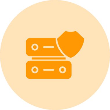 Veri Yönetimi vektör çizgisi tasarım simgesi