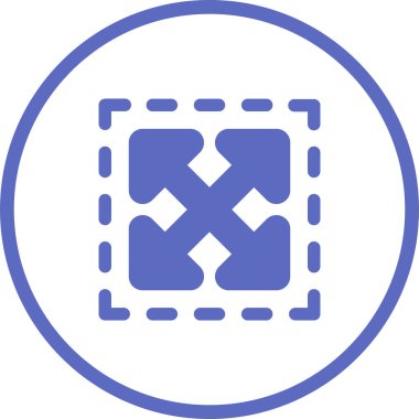 Büyütme Ağ simgesinin vektör illüstrasyonu