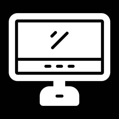 masaüstü web simgesi vektör çizimi