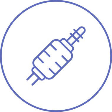 Jack Connector simgesi, vektör illüstrasyonu