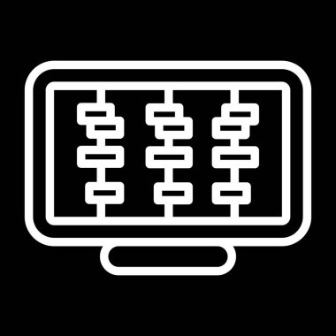 Zaman Çizgisi Web simgesi vektör çizimi