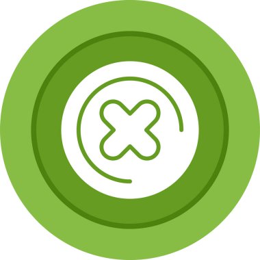 Haç. Web simgesi basit illüstrasyon