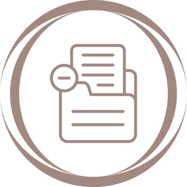 Belge Simgeyi kaldır, vektör illüstrasyonuName