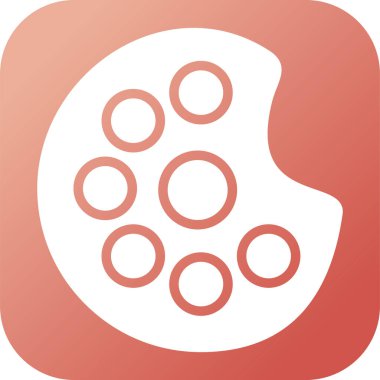 Sanatçı Paleti simgesinin satır çizimi 