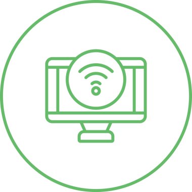 Bilgisayar web simge vektör çizim