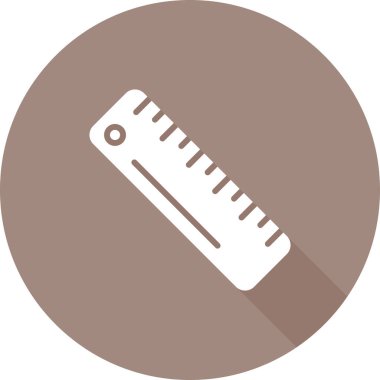 cetvel simgesinin vektör illüstrasyonu