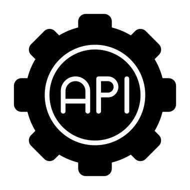api icon vector illustration 