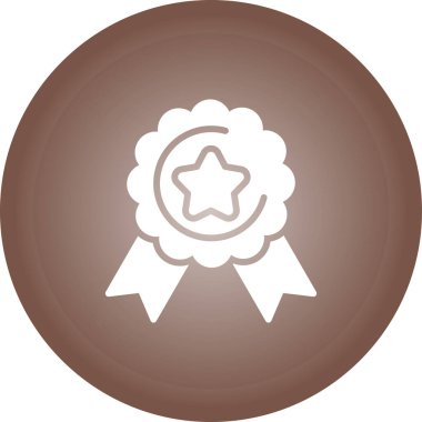Üst Başarı Web simgesi vektör illüstrasyonu