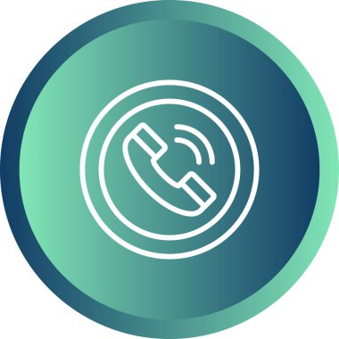 Telefon. Web simgesi basit tasarım 