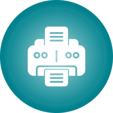 Office yazıcı simgesini, vektör çizim