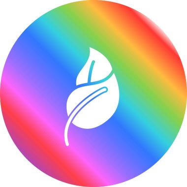 Yaprak Web illüstrasyon tasarım logosu