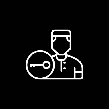 user icon, vector illustration simple design