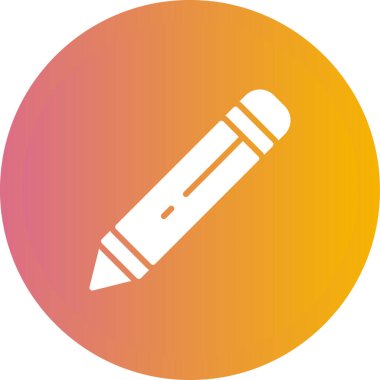 Kalem. Web simgesi basit illüstrasyon 