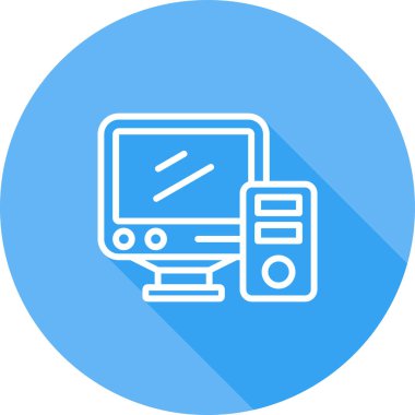 masaüstü web simgesi vektör çizimi