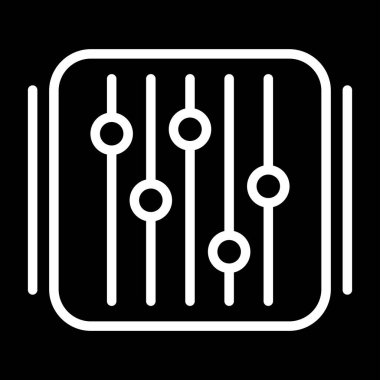 Kaydırma simgesi, beyaz arkaplanda izole edilmiş web simgesi 