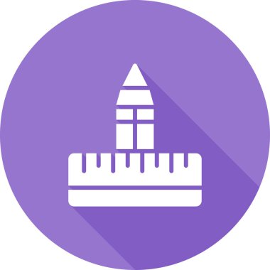 Kırtasiye simgesi, basit vektör illüstrasyonu 