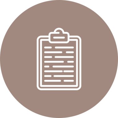 Pano simgesi, vektör illüstrasyonu basit tasarım