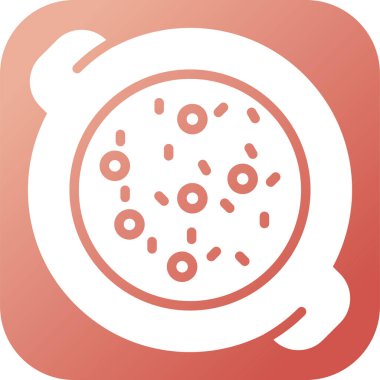 Güveç. Web simgesi basit illüstrasyon