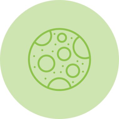 Ay ağ simgesinin vektör illüstrasyonu