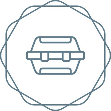 Alet çantası. Web simgesi basit tasarım 