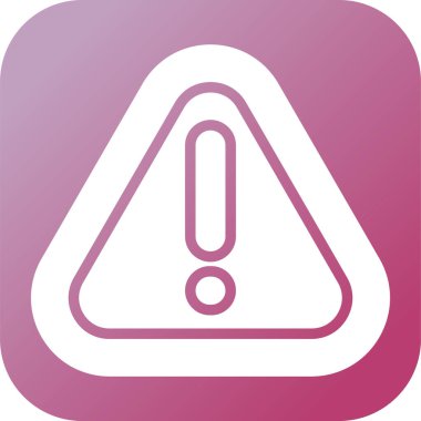 Uyarı tehlike simgesi web basit illüstrasyonuName