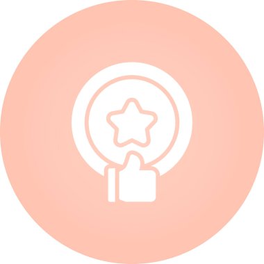 Mükemmellik simgesinin vektör illüstrasyonu 