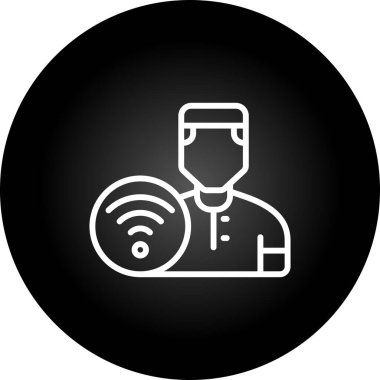 user icon, vector illustration simple design