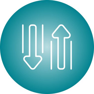 ok simgesi, vektör illüstrasyonu  