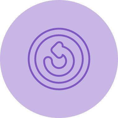 Yenile. Web simgesi basit illüstrasyon