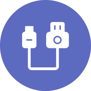 usb simgesi, web tasarımı için illüstrasyon