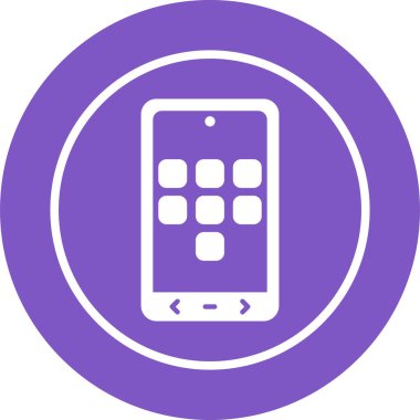 Simge Uygular. Uygulamalar Pictogram. Programlar İmza, Vektör İllüstrasyonu