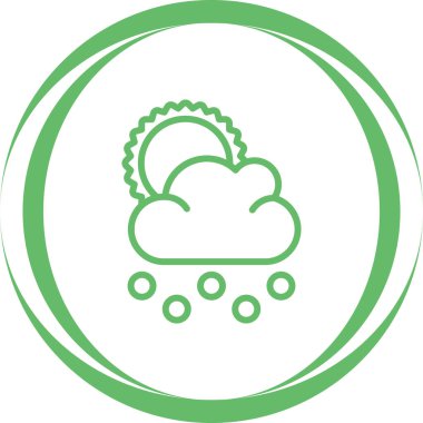 Bulut simgesi, vektör illüstrasyonu